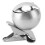 Winddichter Clip-Aschenbecher mit Deckel, silber, Durchmesser 10 cm 2