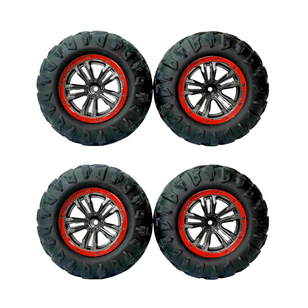 4X Rc Car Wheel Tire Tyres For Xlf X03 X04 X-03 X-04 1/10 Brushless Sp Black 4852109541726