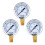 3X - 0 30 Psi 2 Bar Mini Dial Gauge Συμπιεστής Μετρητές Υδραυλικής Πίεσης 1