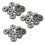30 τεμάχια 625ZZ 5mm x 16mm θωρακισμένο ρουλεμάν βαθιάς αυλάκωσης με ακτινική οπή 1