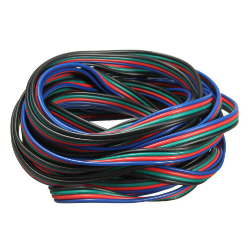 Καλώδιο σύνδεσης 2x 4 ακίδων για ταινία LED RGB 3528 5050 πολύχρωμη 5M 2