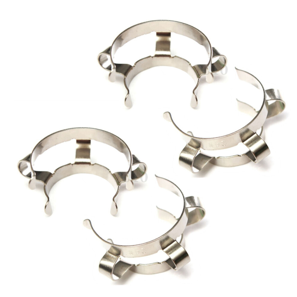 4Pcs 24 Stainless Steel Clip Keck Clamp For 24/29 24/40 Glass Ground J 4852109546622