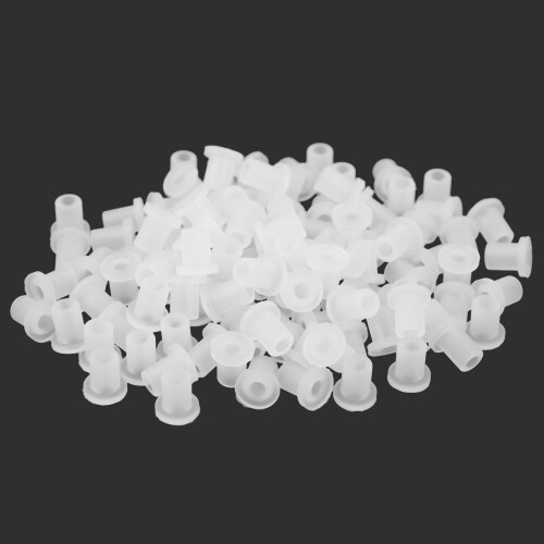 200PCS Tube Rubber Hollow Sealing Plug Elbow Stopper Fitting 2