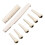 2 Sets Black and White ABS Bridge Pins & Saddle Nut Replacement Parts 5