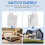 2X High Grade Hotel Magnetic Card Switch Energy Saving Insert Key for 9