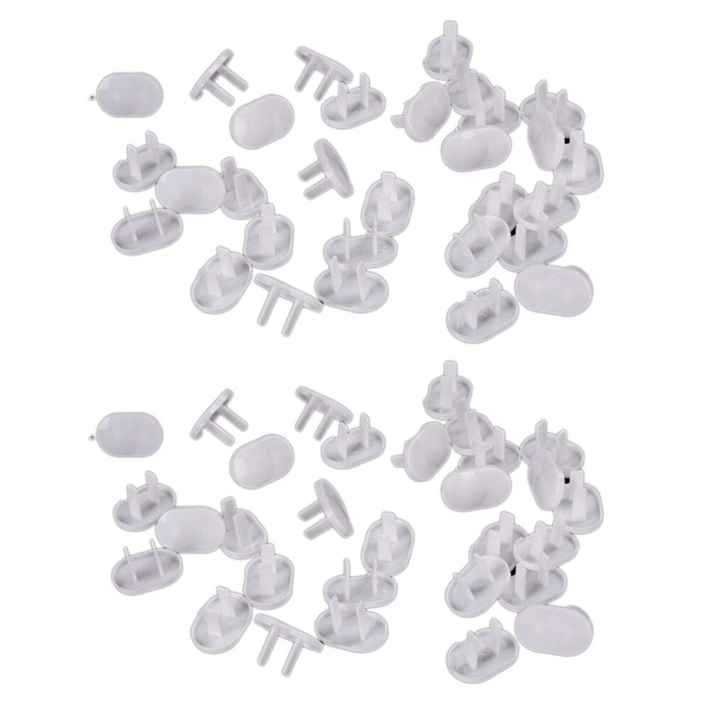 Torribaly 150Pcs Anti Plugs Protector Cover Cap Power Socket Electrical Outlet B