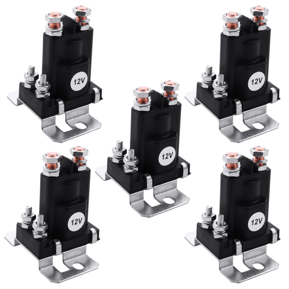 5X Dual Battery Isolator Relay Start On/Off 4 Pin 500A 12V For Car Pow 4852109548008