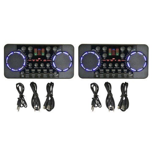 Κάρτα ήχου 2X V300 PRO με 10 εφέ Bluetooth, μείωση θορύβου και μίξη ήχου