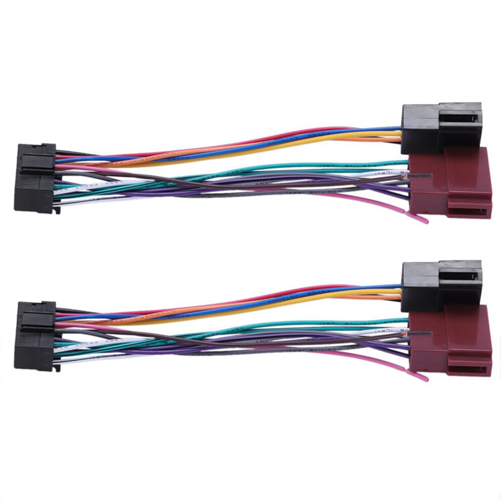 2X 16Pin Car Stereo Radio Harness For Play Plug Auto Adapter Connector 4852109551039