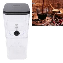 Ice Drip Coffee Pot 400ml, Adjustable Speed, Portable Cold Brew