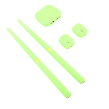 Portable Electric Air Drum Set RGB Motion Sensor Kids Adults Green