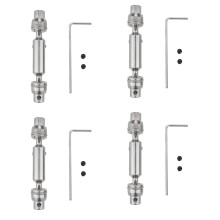 4X Upgrade Metalen CVD Aandrijfas voor D12 C24 C34 B14 B24 B16 B36 MN D9