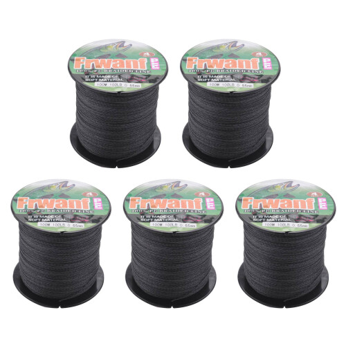 5X 4 Κλωστές 100M Πλεγμένη Πετονιά PE, Πολύ Ισχυρή, Πολύκλωνη 1