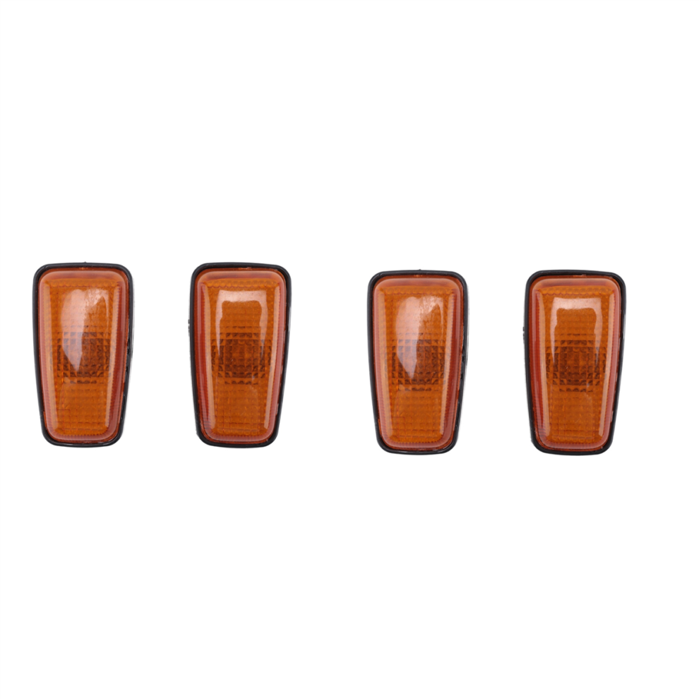 4X Car Side Marker Repeater Lamp Indicator For 106 306 406 Amber/Light 4852109560895