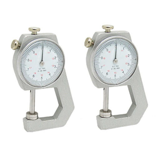 2X Εργαλείο μέτρησης πάχους τσέπης 0 έως 20 mm 1