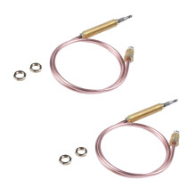 2 x M8 x 1 Kopf und Muttern Gas Feuerstelle Kamin Universal Thermoelement 60
