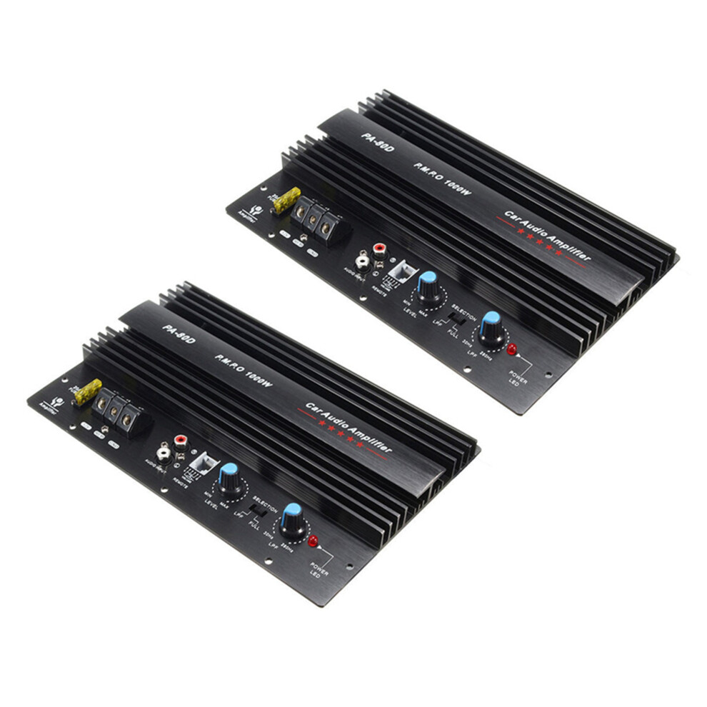 2X 12V 1000W Mono Car Audio Power Amplifier Powerful Bass Subwoofers A-image-OPC-PJDJV8S-NEW