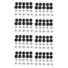 80Pcs Motorcycle Rubber Grommets for Fairings