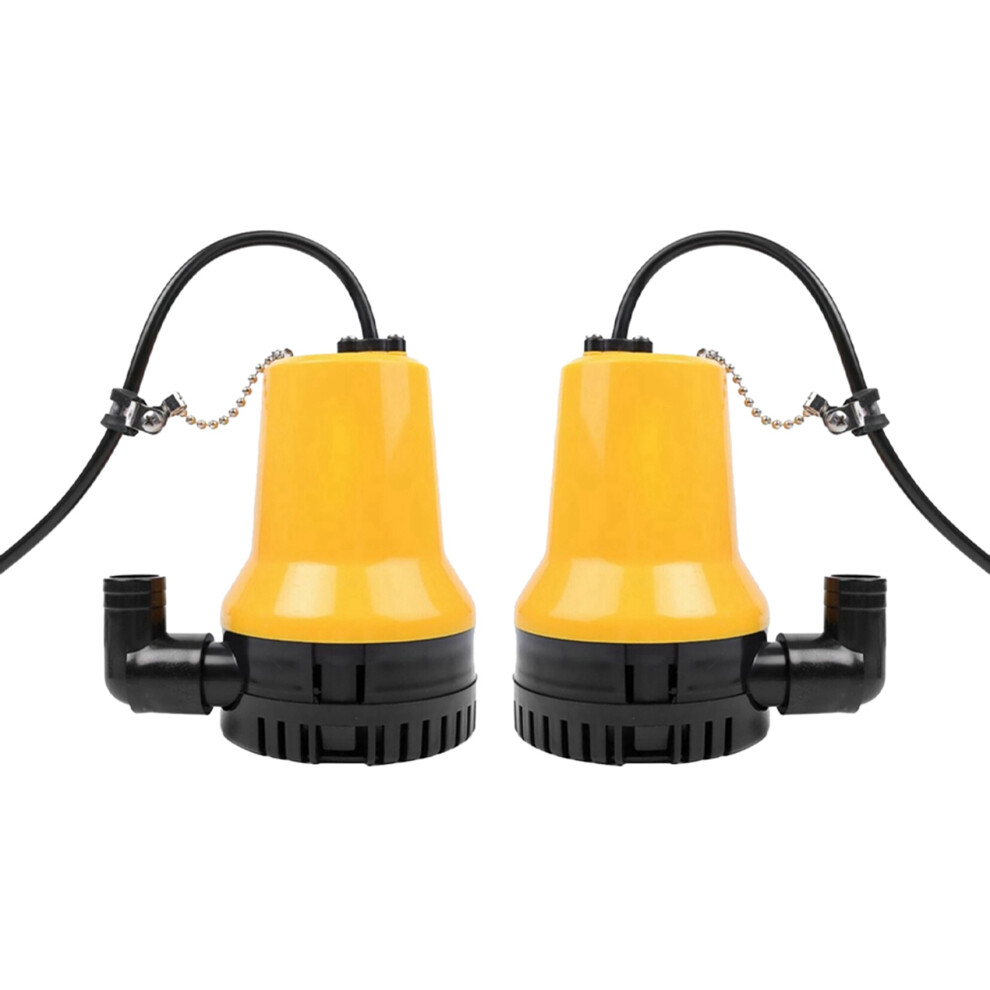 Pompa Solare Per Acqua 2X 50W 4500L/H 5M Dc 24V Con Motore Brushless-image