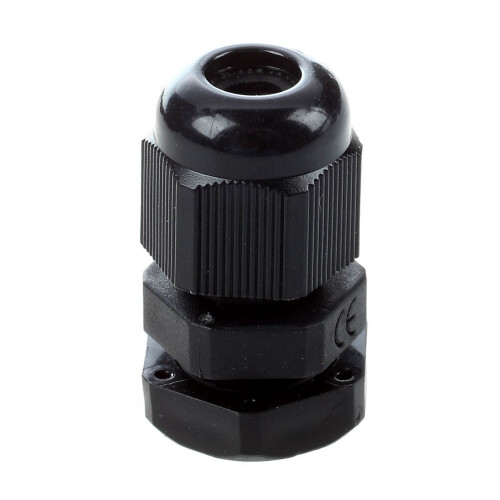 60 Pieces Black Plastic Waterproof Cable Gland Connector PG7 2