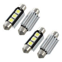 4X SMD LED Festoon 39 mm CANBUS C5W 12V 3 Power Targa e Lettura