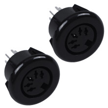 Adattatore per cavo tastiera montato su pannello DIN femmina a 5 pin 2X