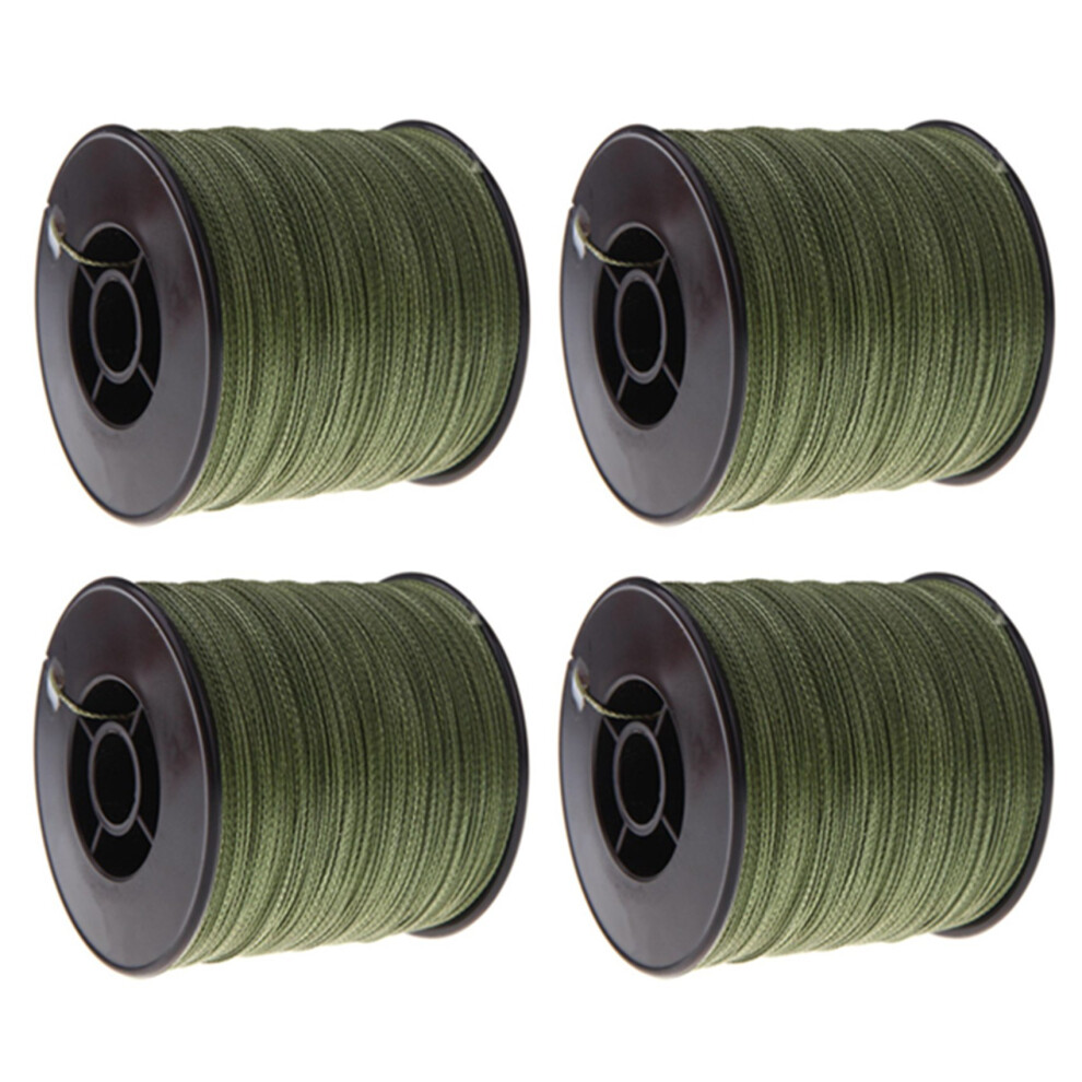Torribaly 4X 300M Fishing Line 100 Lb 0.55Mm Strong Pe Braid Green