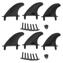 2X Surfbrett Fin Kits Soft Top Flossen Schaum Surf Boards Zubehör für S