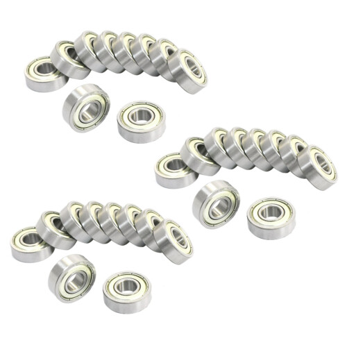 6000Z 10mm x 26mm 8mm Σφραγισμένα Ακτινικά Ρουλεμάν με Βαθιά Αυλάκωση 30 Τεμάχια