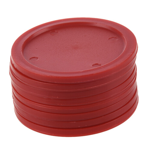Set da air hockey rosso (16 pezzi, disco da 63 mm) 2