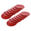 Set da air hockey rosso (16 pezzi, disco da 63 mm) 1