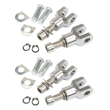 4X 29mm Motorcycle Foot Pegs Support Mount Passenger Footrest Pedal Br