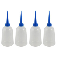 4 Pcs Weichen Kunststoff Industrie Nähmaschine Öl Flüssigkeit Flasche 250Ml