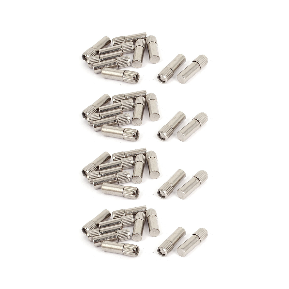 Furniture Cabinet Straight Shelf Supports Pegs Pins 6Mm X 20Mm 40 Pcs 4852109574816