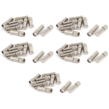Furniture Cabinet Straight Shelf Supports Pegs Pins 6mm x 20mm 50 Pcs
