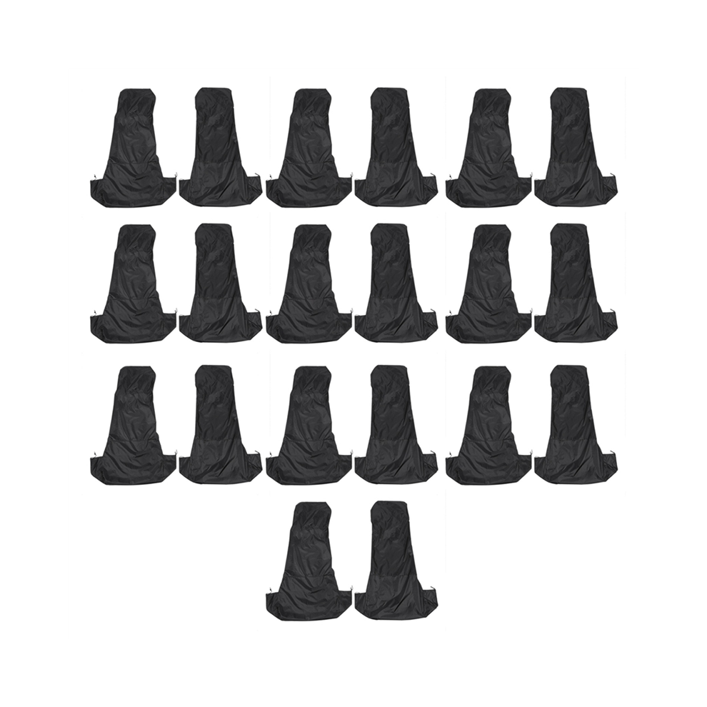 20X Universal Waterproof Nylon Front Car Van Seat Covers Protectors Bl 4852109574625