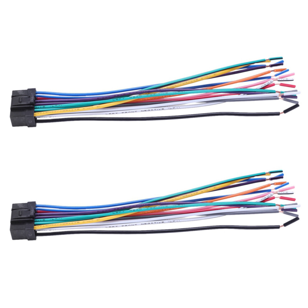 2X Car Cd Radio Audio Stereo Standard Harness Connector Wire Adapter P 4852109577879