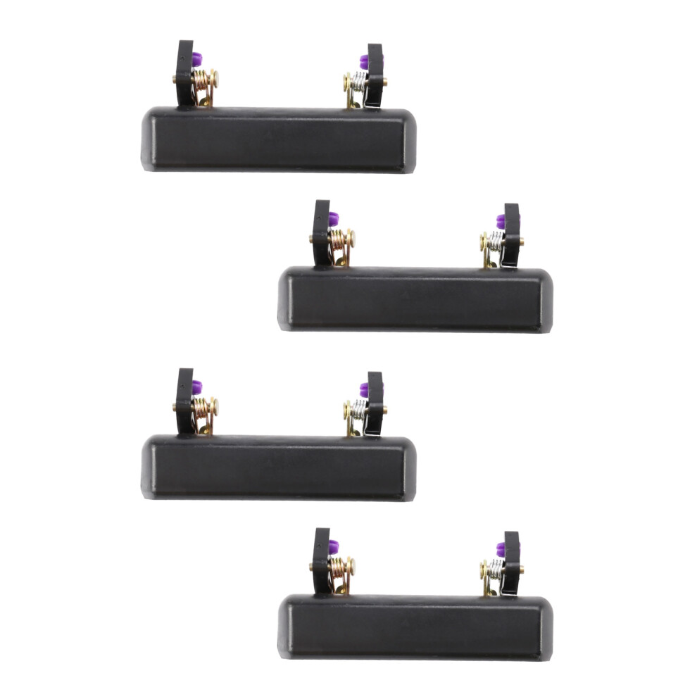 2 Manijas De Puerta Exteriores Nuevas Negras Delanteras Izquierda Y Derecha Para Samurai 1986-19-image