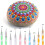 48 pezzi Mandala Dotting Tools per dipingere rocce Stencil Kit Ball Styl 4