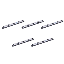 5X UTP 24-poorts RJ45 patchpaneel rackkabel wandmontagebeugelverbinding