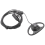 2X 2 Pin Advanced D Shape Clip-Ear Ptt Headset Earpiece Mic Way Radios 3