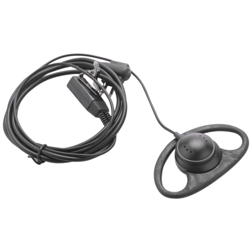 2X 2 Pin Advanced D Shape Clip-Ear Ptt Headset Earpiece Mic Way Radios 2