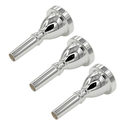 Bocchino per tuba placcato argento 3X Large 1