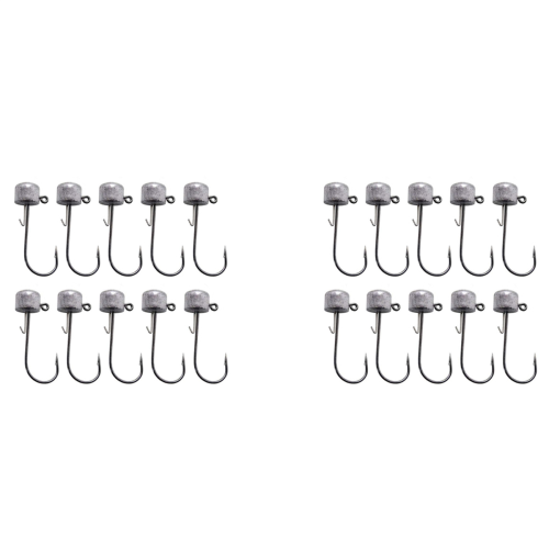20 τεμάχια Rig Jig Head Μανιτάρια Κεφαλές για Τεχνική Δολώματος από Μαλακό Πλαστικό 1