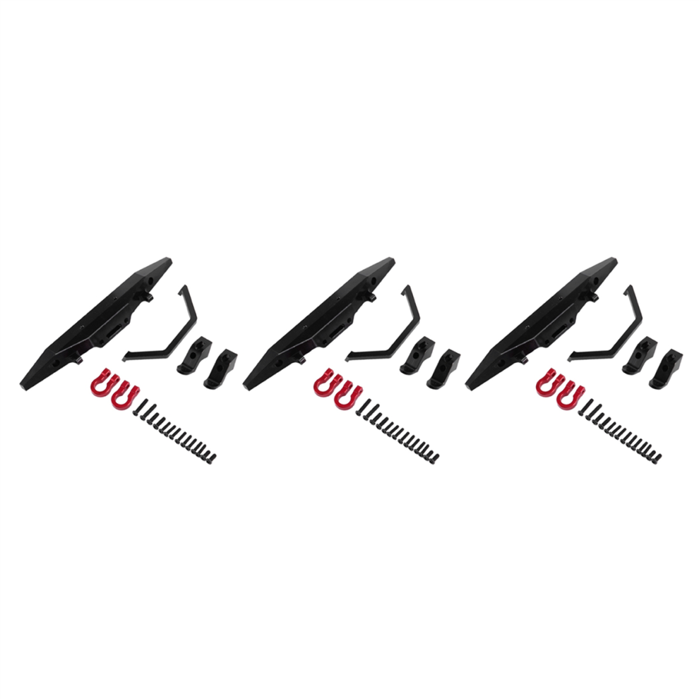 Paraurti Anteriore In Metallo 3X Per Mn D90 D91 D96 D99S MN90 MN99 MN99S 1/12 Rc-image