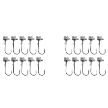20 stuks Rig Jig Head Mushroom Heads voor zachte plastic aastechniek Lood