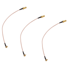 3X MCX mannelijke naar SMA vrouwelijke RG316 Pigtail-adapterkabel met laag verlies 21 cm/8.