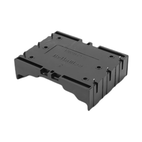 15 τεμάχια μαύρο πλαστικό 3 x 3.7V 18650 μπαταρίες 6 ακίδων θήκη μπαταρίας Cas 2