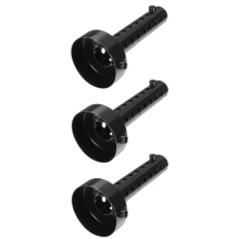 Lot de 3 silencieux d'échappement universels pour moto DB 60 mm