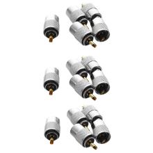 15 stuks UHF PL259-stekkersoldeerconnector voor RG8